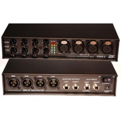 Outlet JTS PMM-4 Czterokanałowy mikser monitorowy, ze spliterem.